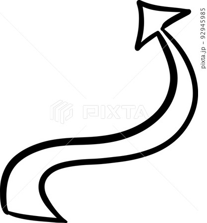 Sketch arrow simple vector illustration 92945985