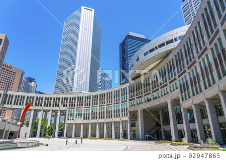 【東京都】重厚な外観の東京都議会議事堂 【東京都】重厚な外観の東京都議会議事堂 92947865