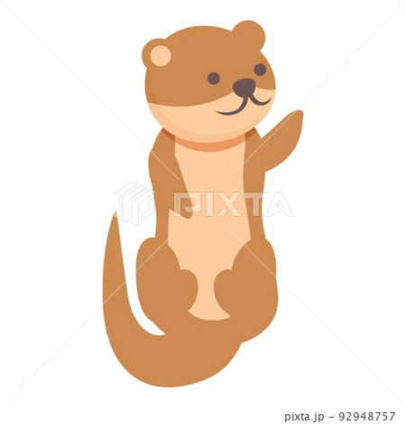 Mink weasel icon cartoon vector. Cute animal. Marten otter Mink weasel icon cartoon vector. Cute animal. Marten otter 92948757