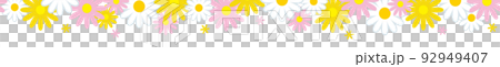 Cute and simple marguerite endless line (for upper part) 92949407