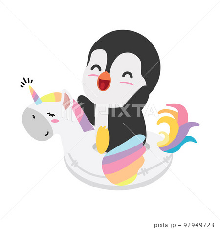 penguin Inflatable rings illustrated  float 92949723