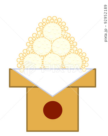 新型コロナウィルスの月見団子 92952189