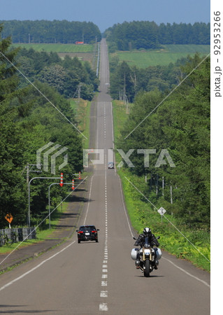 北海道 中標津町の風景 ミルクロード 7月 北海道 中標津町の風景 ミルクロード 7月 92953266
