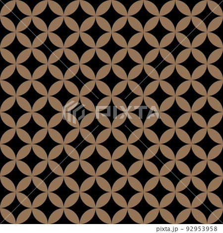 Geometric circle seamless star pattern. Abstract texture for textile. 92953958