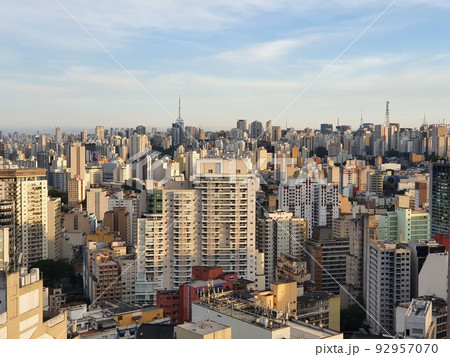 View on the skyline of Sao Paulo, Brazil 92957070