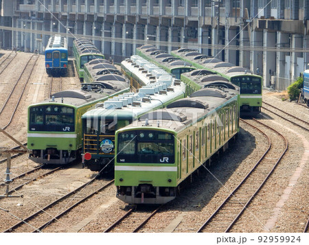 201系 宮原操車場疎開中 92959924