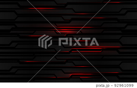 Abstract red circuit line technology on grey design modern futuristic background vector Abstract red circuit line technology on grey design modern futuristic background vector 92961099