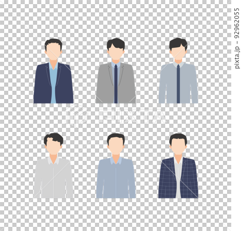 辦公室休閒男性上身圖 92962055