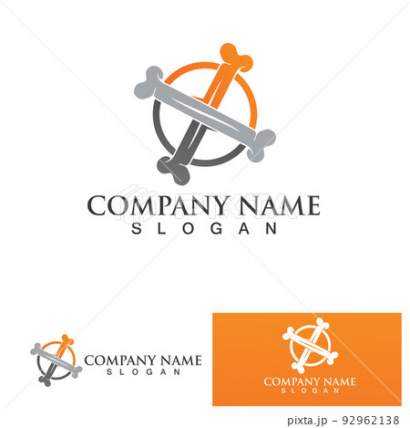 Bone logo vector template vector 92962138