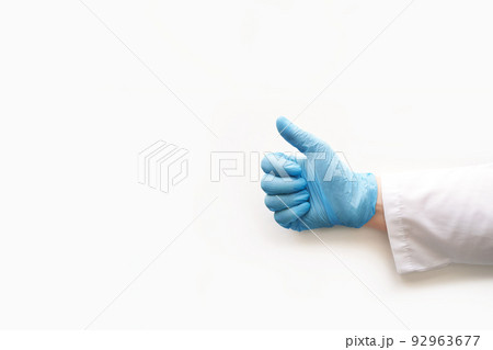 Medical glove. Surgery doctor hand. Medicine healthcare operation equipment Medical glove. Surgery doctor hand. Medicine healthcare operation equipment 92963677