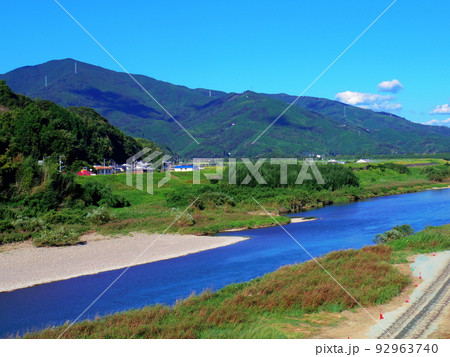 肱川(愛媛県大洲市) 92963740