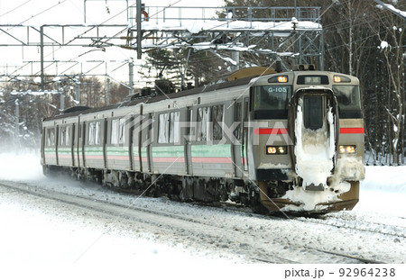 千歳線　西の里（信）　JR北海道　731系　G-105編成（札幌） 92964238
