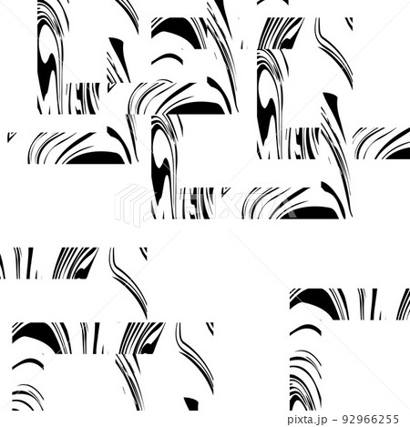 Black and white liquid swirl squares Black and white liquid swirl squares 92966255