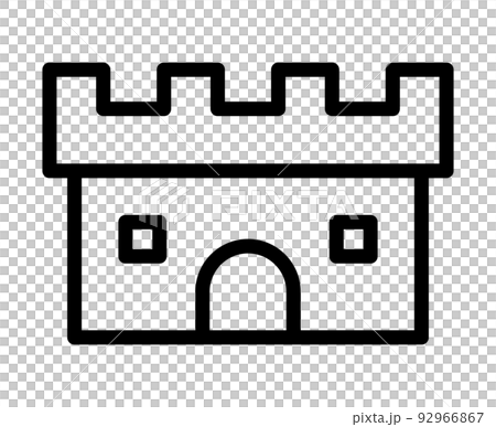 堡壘圖標 堡壘圖標 92966867