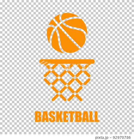 basketball and goal icon 92970786