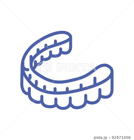 マウスピース矯正イラスト 92971006