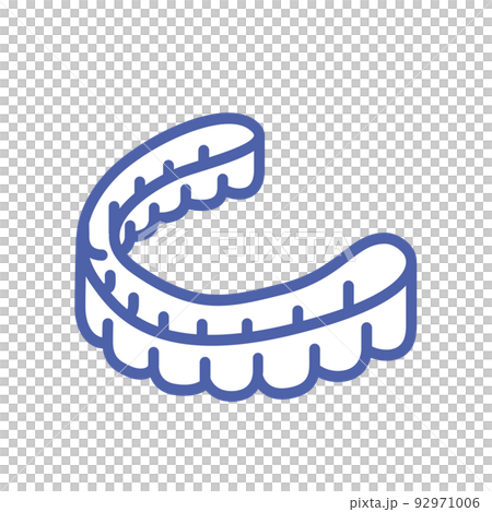 マウスピース矯正イラスト 92971006
