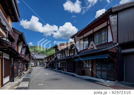 郡上八幡の古い町並み 岐阜県郡上市八幡町 郡上八幡の古い町並み 岐阜県郡上市八幡町 92972310