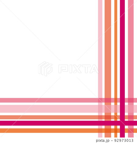 フレーム　ボーダー　ストライプ 92973013