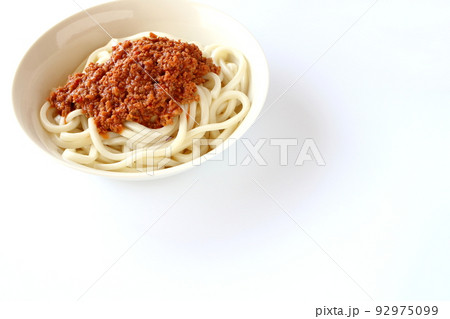 うどんを使った汁なし担々麺 うどんを使った汁なし担々麺 92975099