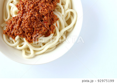 うどんを使った汁なし担々麺 うどんを使った汁なし担々麺 92975199