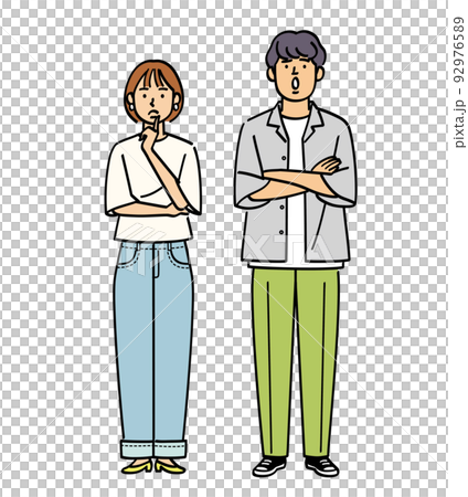 麻煩便服20多歲男女全身 92976589