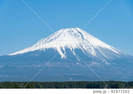 4月の富士山 92977302