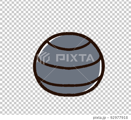 丸まったダンゴムシのキャラクター 丸まったダンゴムシのキャラクター 92977918