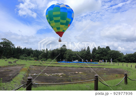 伊勢堂岱遺跡と気球 伊勢堂岱遺跡と気球 92977936