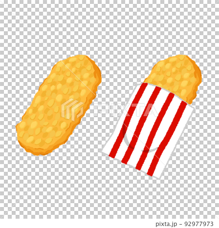 illustration of hash browns illustration of hash browns 92977973