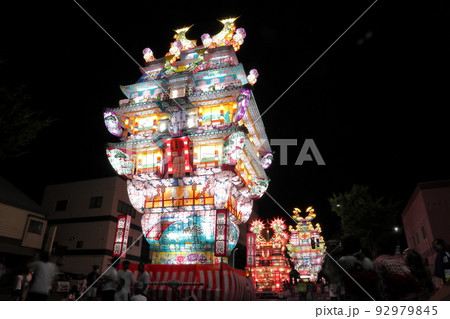 能代七夕 天空の不夜城 92979845