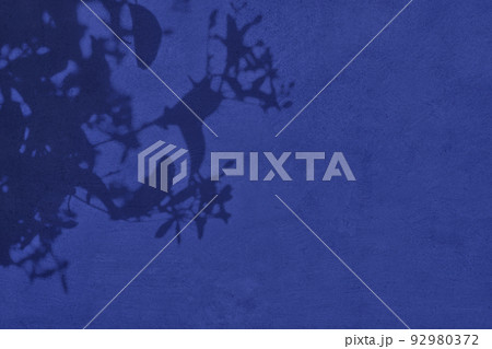 Shadow of leaves on purple concrete wall texture background Shadow of leaves on purple concrete wall texture background 92980372