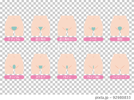 Vライン脱毛のデザイン Vライン脱毛のデザイン 92980833