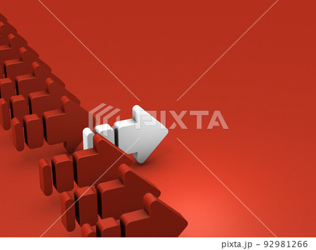 先駆者を表す抽象的なコンセプト。 92981266