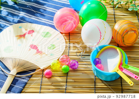 金魚すくい スーパーボールすくい 水風船 92987718