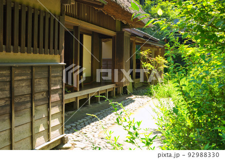 旧金子邸の庭先風景 古民家の庭 旧金子邸の庭先風景 古民家の庭 92988330