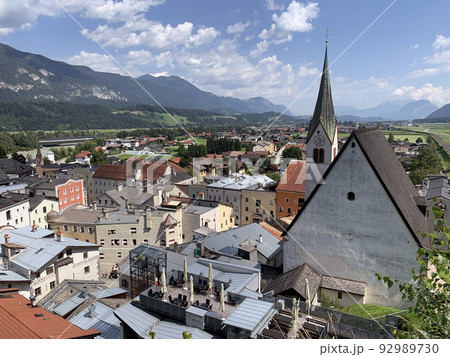 The village of glass, Rattenberg, from the top of the castle 92989730