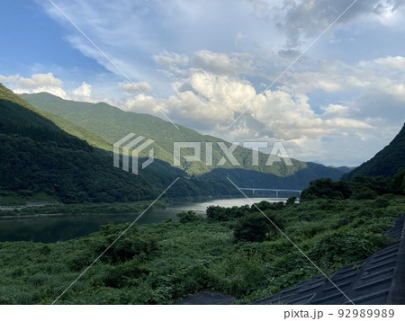 大川ダム公園（若郷湖西公園）からの風景 92989989