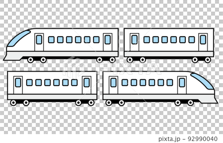 特快列車插圖素材。 92990040