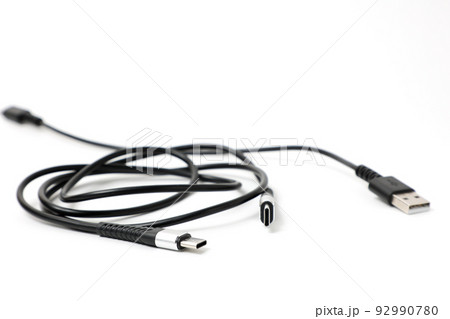 ケーブル, USBケーブル, USB, OA機器, デジタル, パソコン, 接続, USBコネクタ 92990780