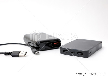 モバイルバッテリー, バッテリー, 充電, 給電, ケーブル, USBケーブル, USB, OA機器 モバイルバッテリー, バッテリー, 充電, 給電, ケーブル, USBケーブル, USB, OA機器 92990808