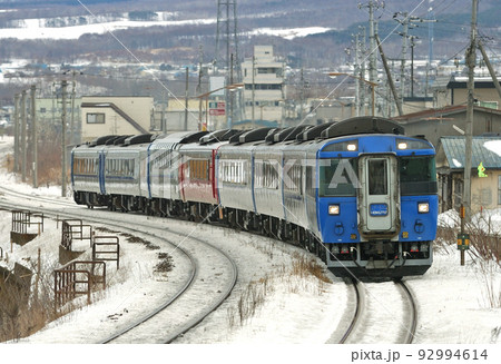 函館本線　森ー桂川　JR北海道　キハ183系＋キハ183系6000番台　北斗 92994614