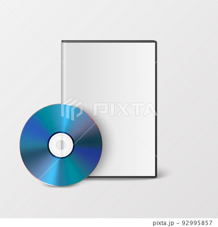 Vector 3d Realistic Blue CD, DVD with Case Isolated on White. CD Box, Packaging Design Template for Mockup. Compact Disk Icon, Front View Vector 3d Realistic Blue CD, DVD with Case Isolated on White. CD Box, Packaging Design Template for Mockup. Compact Disk Icon, Front View 92995857