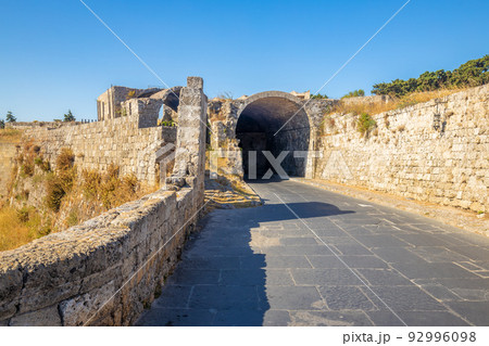 The Gate of St John to the historic center of Rhodes town. 92996098