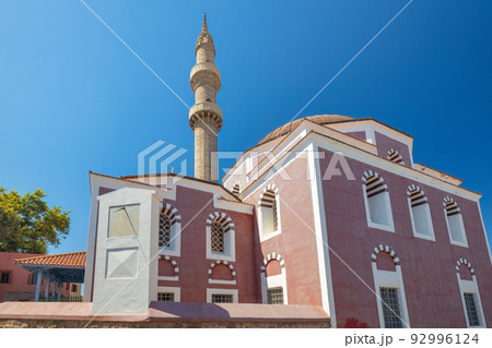 Suleymaniye Mosque in historic centre of the Rhodes town, Greece 92996124