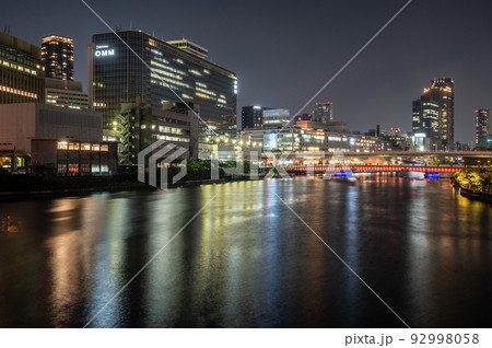 大阪天満橋夜景 92998058