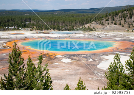 イエローストーン国立公園 グランド・プリズマティック・スプリング grand prismatic イエローストーン国立公園 グランド・プリズマティック・スプリング grand prismatic 92998753