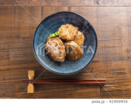 蓮根つくねの照り焼き 92999956