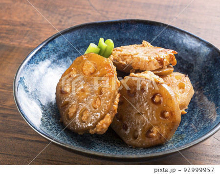 蓮根つくねの照り焼き 蓮根つくねの照り焼き 92999957