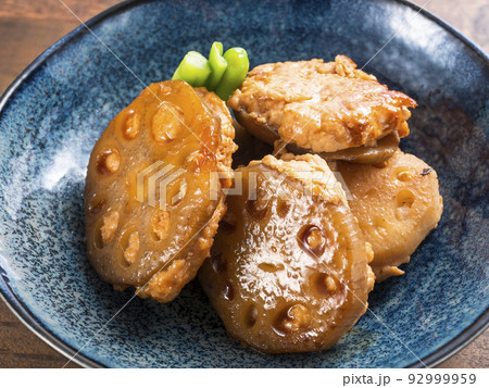 蓮根つくねの照り焼き 蓮根つくねの照り焼き 92999959